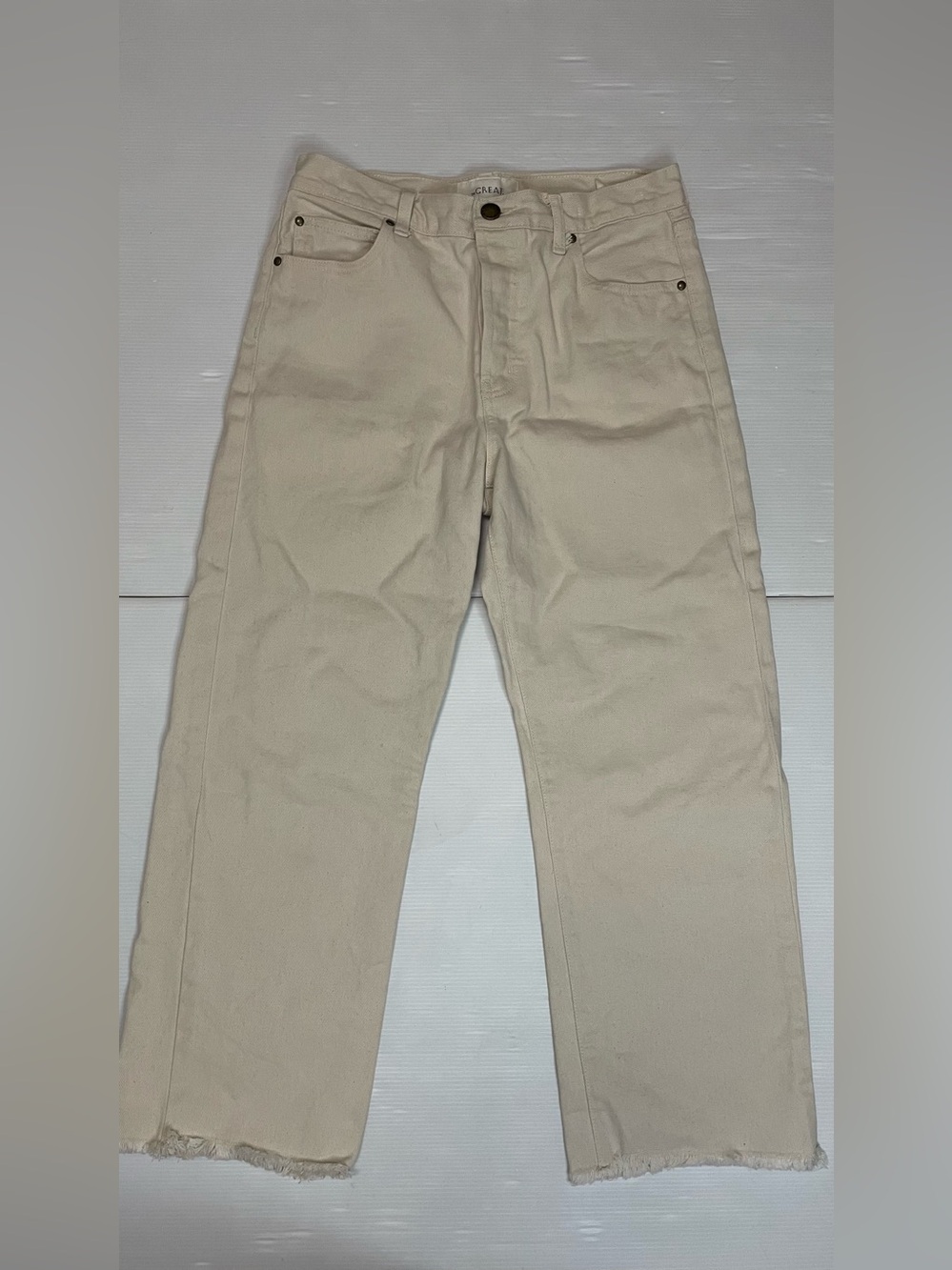 The Great The Wayne Jean Straight Leg Jeans Neutral | Size: 27 - Picture 2 of 10
